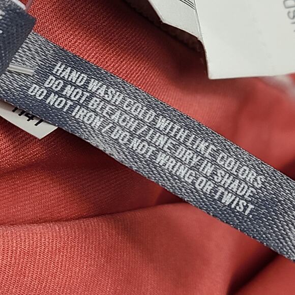 NWT Aerie One Piece Swimsuit Pale Pink Textured Ribbed Halter Neck Size M - Picture 9 of 15